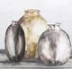 Stylecraft Golden Urns II Gold/Gray/White Wall Art-1