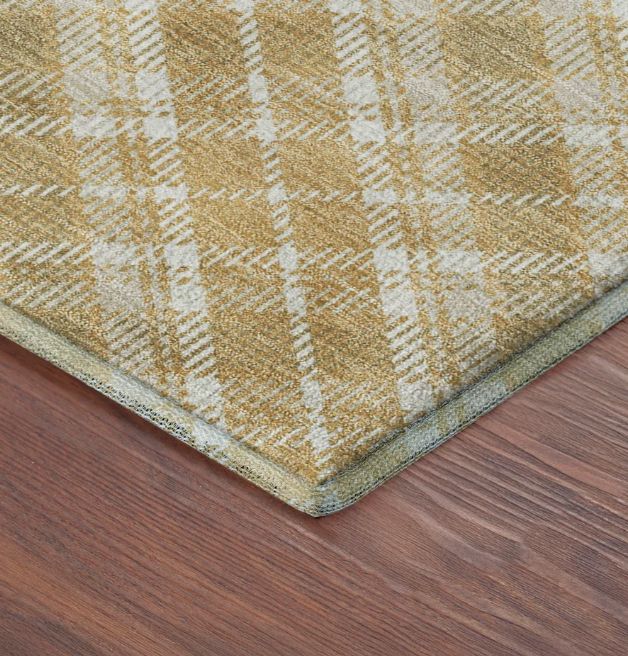 Dalyn™ Rug Company Soft Essentials SE3 Gold 5'x8' Area Rug-4