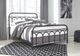 Signature Design by Ashley® Nashburg 2-Piece Black/White Queen Metal Bed Set-3