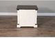 Sunny Designs™ Barn Door French Country White End Table with Brown Top -3