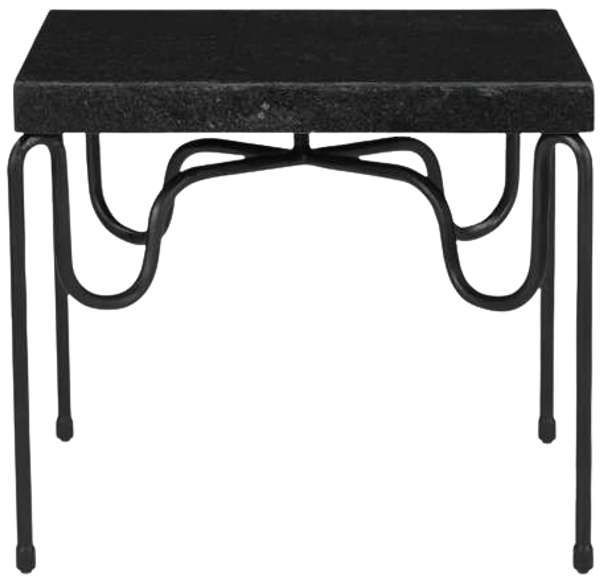 Moe's Home Collection Getty Black Granite Side Table-1