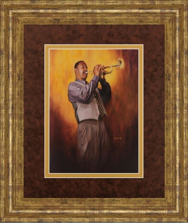 Classy Living Delancy Trumpet Man Wall Art-0
