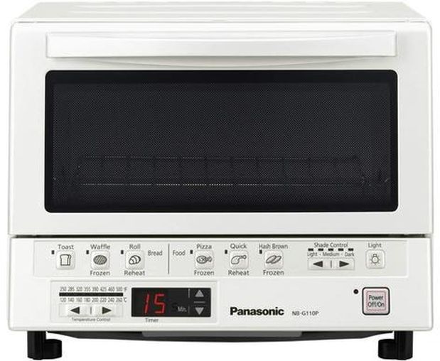 Panasonic® FlashXpress White 4 Slice Toaster Oven-0
