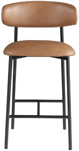 Meridian Furniture Lupita Cognac Counter Stool-1