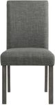 Elements International Oak Lawn Charcoal Grey Side Chair-1