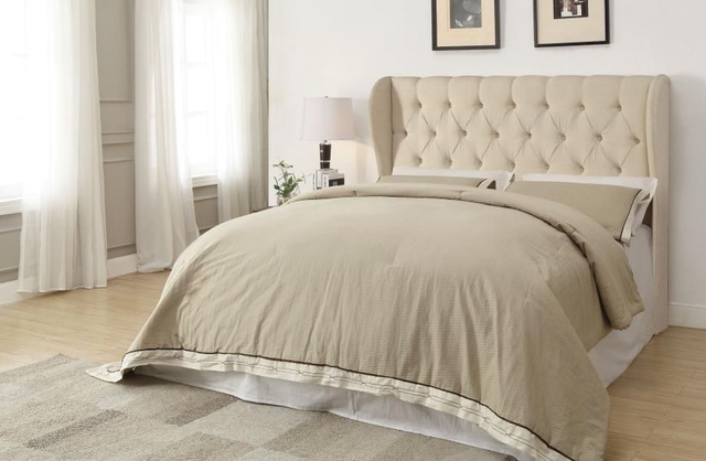 Coaster® Murietta Beige Queen Upholstered Headboard-0