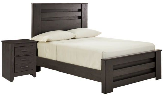 Signature Design by Ashley® Brinxton 2-Piece Charcoal Full Panel Bed Set-0