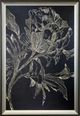Stylecraft Golden Flower Folklore I Black/Silver Wall Art -0