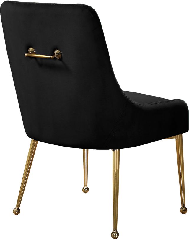 Meridian Furniture Owen Black Velvet Dining Chair-2