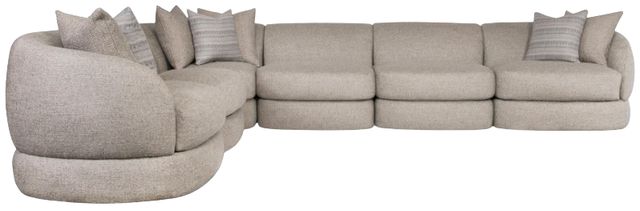 Bernhardt Sylvio Bernhardt Interiors 6-Piece Brown L-Shape Sectional-2