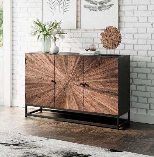 Jofran Inc. Astral Plains Natural Accent Cabinet-1