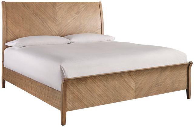 aspenhome® Cyrus Almond Bisque California King Sleigh Bed-0
