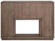 International Furniture Direct Mezquite Natural Brown Fireplace Media Console-2