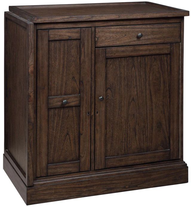 Howard Miller® Tipple Burnished Oak Bar and Wine Console-0