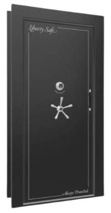 Liberty Safe Black Gloss In-Swing Left Hinge Mechanical Vault Door-0