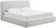 Modus Furniture Elora Whitewashed Full Upholstered Platform Bed-0