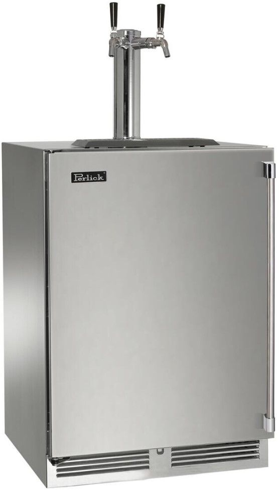 Perlick® Signature Adara Series 5.2 Cu. Ft. Stainless Steel Beer Cooler/Kegerator-0