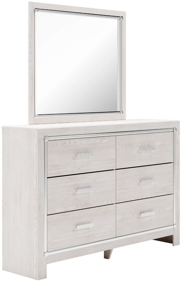 Signature Design by Ashley® Altyra 3-Piece White King Upholstered Panel Headboard Bedroom Set-2