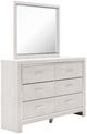 Signature Design by Ashley® Altyra 3-Piece White King Upholstered Panel Headboard Bedroom Set-2