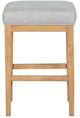 Magnussen Home® Lindon Belgian Wheat/Sauve Pebble Stool with Upholstered Seat-2