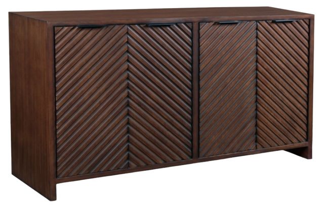 Horizon Home® Chevron Dark Brown Media Console