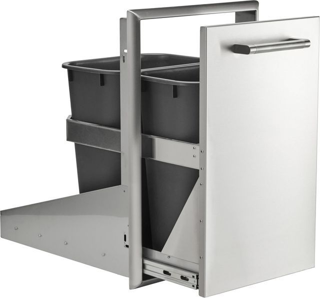 Coyote® Stainless Steel Front Back Recycle Trash Combo-3