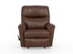 Steward Brown Leather Rocker Recliner-3