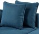 Furniture of America® Woburn Blue Convertible Chair-4