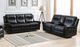 Mazin Furniture Emerson Black Reclining Loveseat-2
