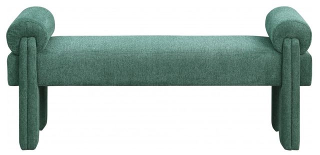 Meridian Furniture Stefano Green Bench-1
