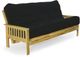 Night & Day Furniture™ Trinity Natural Queen Moon Glider Futon-0