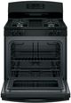 GE® 30" Black Freestanding Gas Range-2