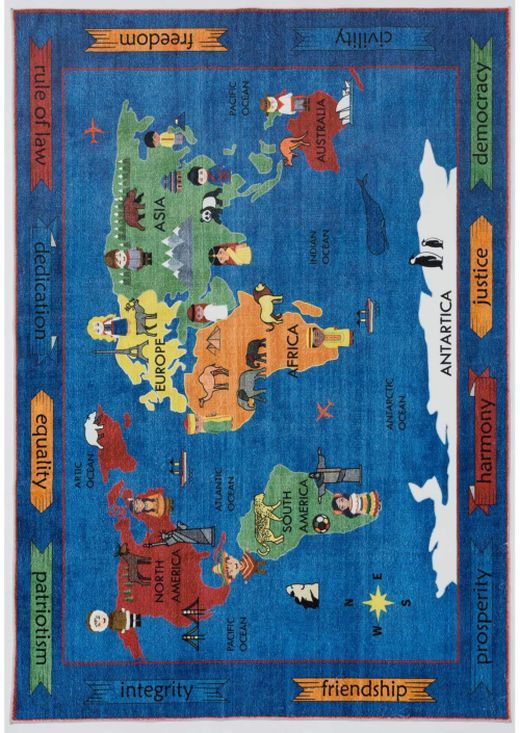 MDA Rugs Kids Rugs 5'x7' Style 5 Area Rug-0