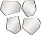 Uttermost® Linneah 4-Piece Gold Mirror Set-5