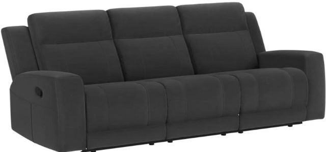 Coaster® Brentwood Dark Charcoal Manual Reclining Sofa-0
