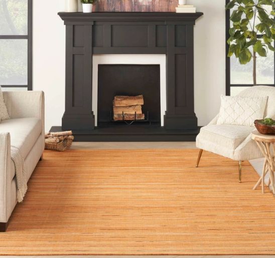 Nourison Home™ Interweave Orange 5'x7' Area Rug-3