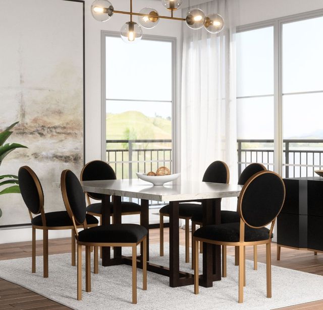 Wesley Allen Customizable Marquise Dining Side Chair-1