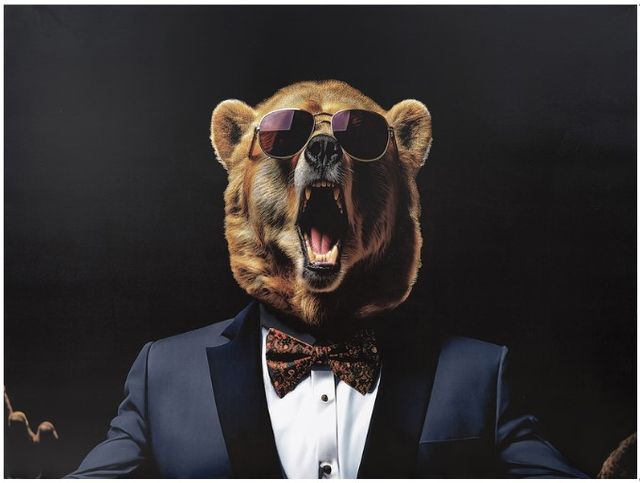 Classy Living Untamed Urbane Roar Wall Art-0