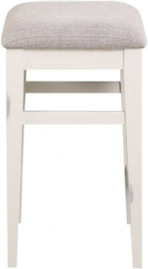 Winners Only® Woodbridge Gray/White Backless Bar Stool-2