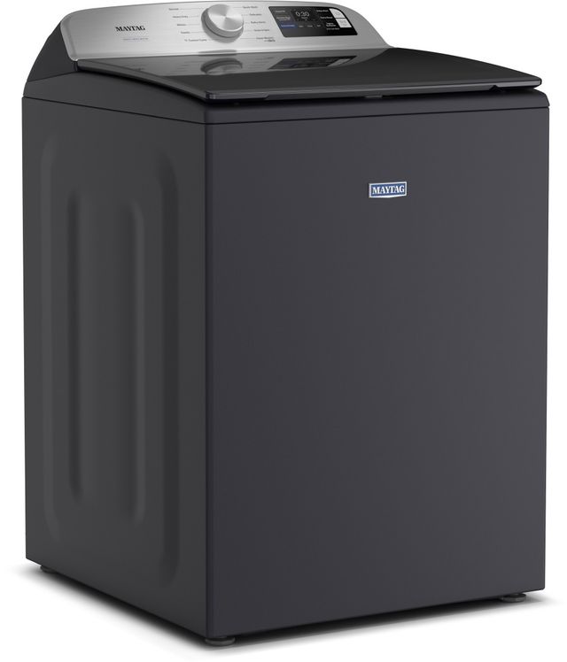 Maytag® Midnight Steel Top Load Washer & Electric Dryer Laundry Pair-4