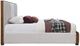 ACME Furniture Kaleea Beige/Walnut Queen Upholstered Panel Bed-3