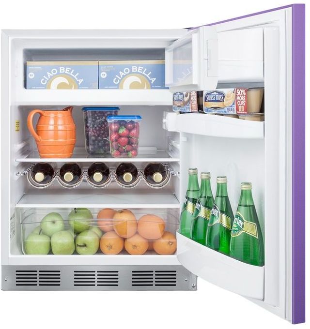 Summit® 5.1 Cu. Ft. Lavender Under The Counter Refrigerator -3