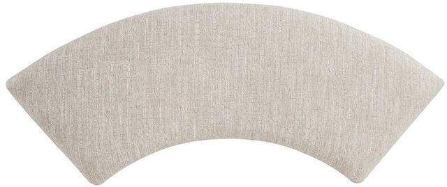 Magnussen Home® Paxton Place Dovetail Grey Curved Upholstered Bench-3