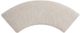 Magnussen Home® Paxton Place Dovetail Grey Curved Upholstered Bench-3