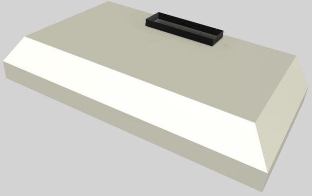 Vent-A-Hood® K Series 36" Biscuit Wall Mounted Liner Insert-1