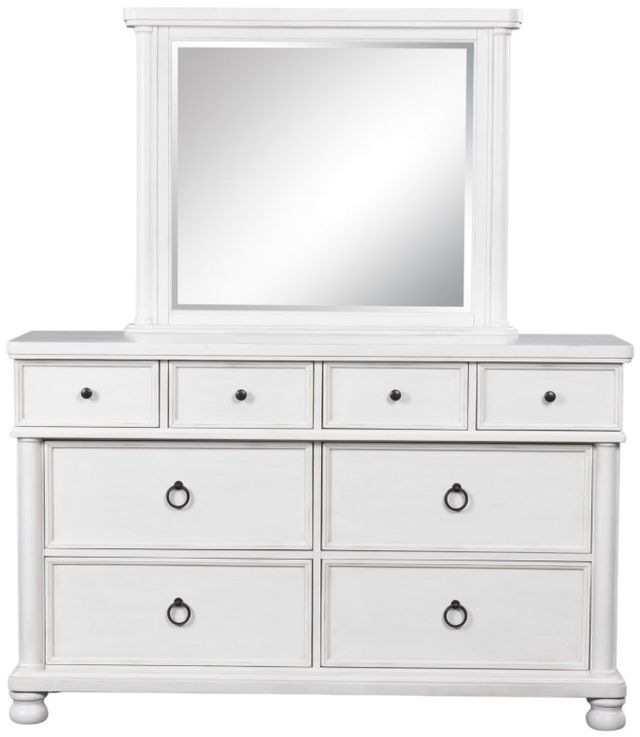 Signature Design by Ashley® Chadworth Antique White Dresser and Mirror-1