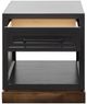 Legends Home Nora Seal Skin End Table with Whiskey Base-4