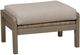 Vanguard® Furniture Customizable Drift Fabric/Teak Outdoor Ottoman-0