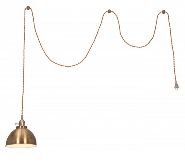 Zuo® Modern Oscar Brass Ceiling Lamp-0