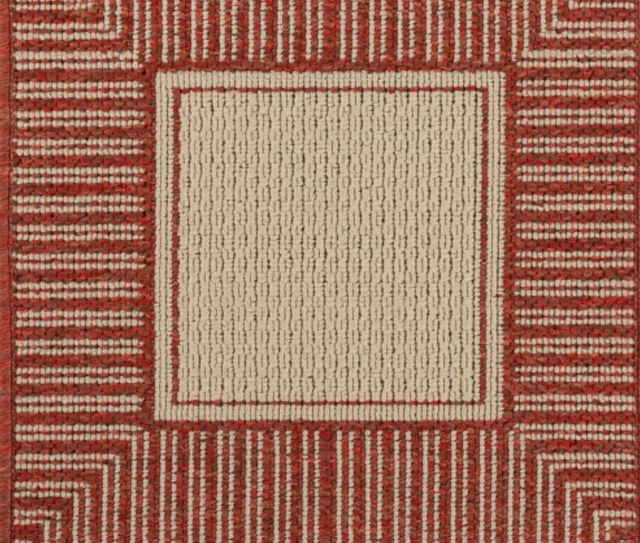Surya Alfresco Beige/Brick Red 5'x8' Area Rug-4